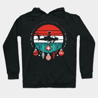 AH 64 Apache Christmas Ornaments Hoodie